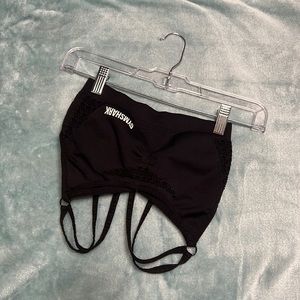 Black Gymshark sports bra - size small